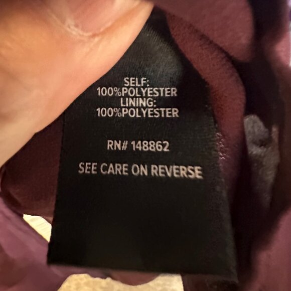 Torrid Georgette Babydoll Hanky-Hem Cami – Winetasting – Size 0 - Picture 8 of 13